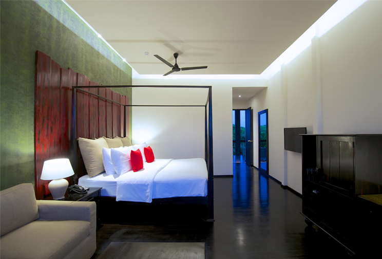 Full view of the superior room at Jetwing Yala