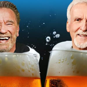 James Cameron, Arnold Schwarzenegger, beer muf