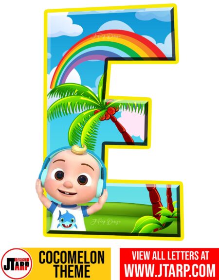 Cocomelon Printable Letter A to Z