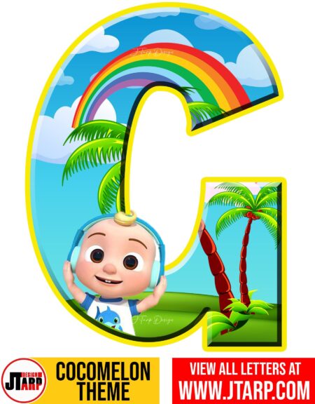 Cocomelon Printable Letter A to Z