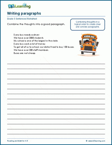 Handwriting Paragraph Practice Worksheets