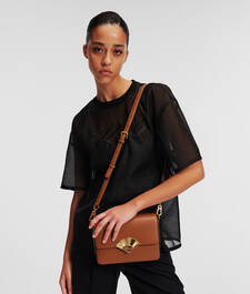 K/SIGNATURE FAN MEDIUM CROSSBODY BAG