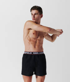 ESSENTIAL KARL LOGO BOARD SHORTS 