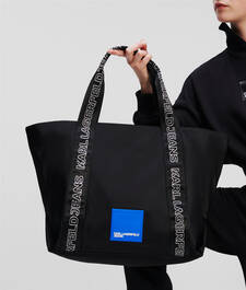 KLJ LARGE NYLON TOTE BAG