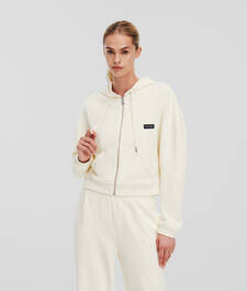 ESSENTIAL LOGO ZIP UP LOUNGEWEAR HOODIE