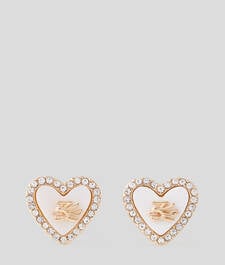 K/AUTOGRAPH HEART EARRINGS