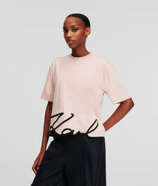 KARL SIGNATURE HEM T-SHIRT