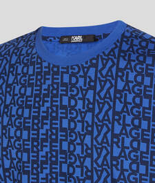 ALL-OVER KARL LOGO T-SHIRT