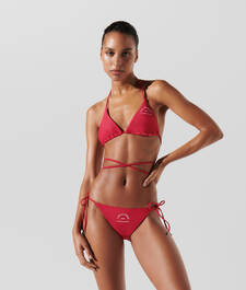 RUE ST-GUILLAUME WRAP-AROUND TRIANGLE BIKINI TOP