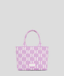 K/MONOGRAM KNIT MEDIUM TOTE BAG