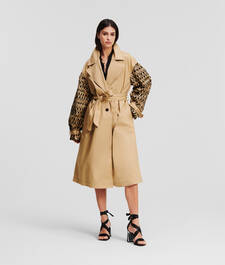 BRODERIE ANGLAISE TRENCH COAT
