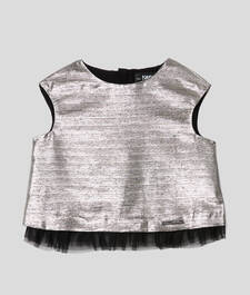 GIRLS METALLIC TOP