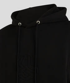 KLJ MONOGRAM SLEEVELESS HOODIE