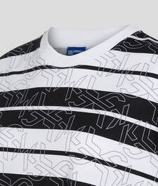 KLJ MONOGRAM STRIPE T-SHIRT