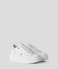 Exclusive KARL Charm Leather Sneakers