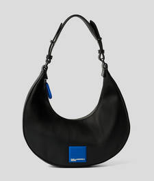 KLJ SMALL HALF-MOON SHOULDER BAG