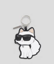 K/IKONIK CHOUPETTE TECHNICAL LEATHER KEYCHAIN