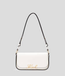 K/SIGNATURE TWO-WAY CROSSBODY BAG