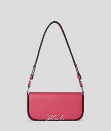 K/SIGNATURE TWO-WAY CROSSBODY BAG