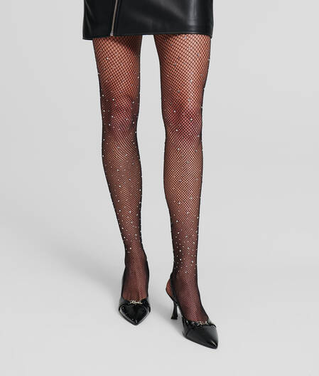 K/ESSENTIAL RHINESTONE TIGHTS