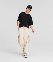 KLJ MIX MATERIAL UTILITY PANTS