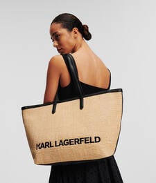 K/ESSENTIAL RAFFIA TOTE BAG