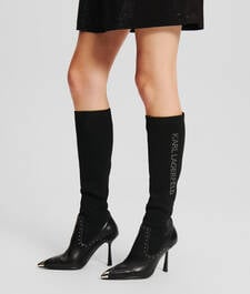 PANDARA STUDDED KNEE-HIGH BOOTS