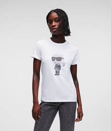 KARL IKONIK RHINESTONE KARL T-SHIRT