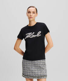 BOUCLÉ KARL SIGNATURE T-SHIRT