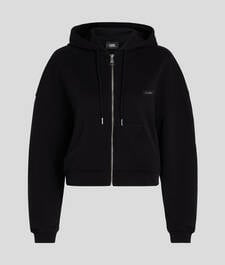 ESSENTIAL LOGO ZIP UP LOUNGEWEAR HOODIE