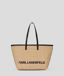 K/ESSENTIAL RAFFIA TOTE BAG