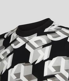 T-SHIRT MET ALL-OVER KLJ MONOGRAM