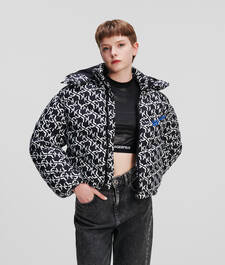 KLJ MONOGRAM PUFFER JACKET