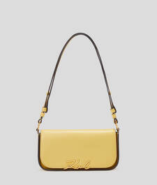 K/SIGNATURE TWO-WAY CROSSBODY BAG