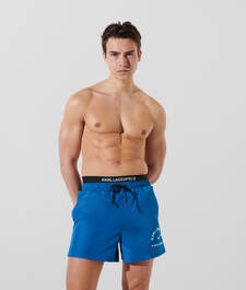 RUE ST-GUILLAUME DOUBLE WAISTBAND BOARD SHORTS