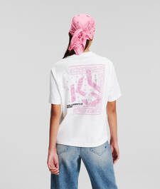 KLJ BANDANA-PRINT T-SHIRT