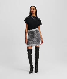 BOUCLÉ PENCIL SKIRT