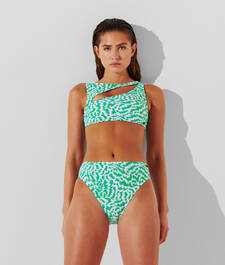 ANIMAL PRINT HIGH-RISE BIKINI BOTTOMS