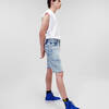 KLJ RELAXED DISTRESSED DENIM SHORTS