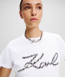 BOUCLÉ KARL SIGNATURE T-SHIRT