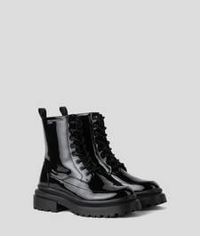 KLJ BROOKE PATENT LEATHER BOOTS