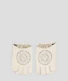 K/CIRCLE PERFORATED FINGERLESS GLOVES