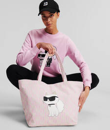 K/IKONIK MONOGRAM CHOUPETTE SHOPPER