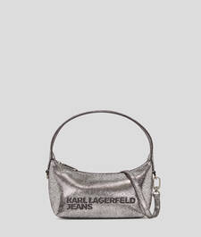 KLJ LOGO METALLIC TOP-HANDLE BAG