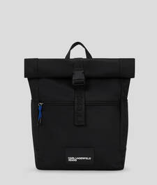 KLJ STREET NYLON ROLL-TOP BACKPACK