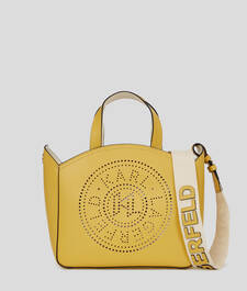 K/CIRCLE PERFORATED SMALL TOTE BAG