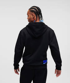 KLJ BOX LOGO ZIP-UP HOODIE