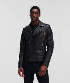 LEATHER BIKER JACKET