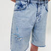 KLJ RELAXED DISTRESSED DENIM SHORTS