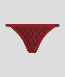 KL MONOGRAM BIKINI BOTTOMS